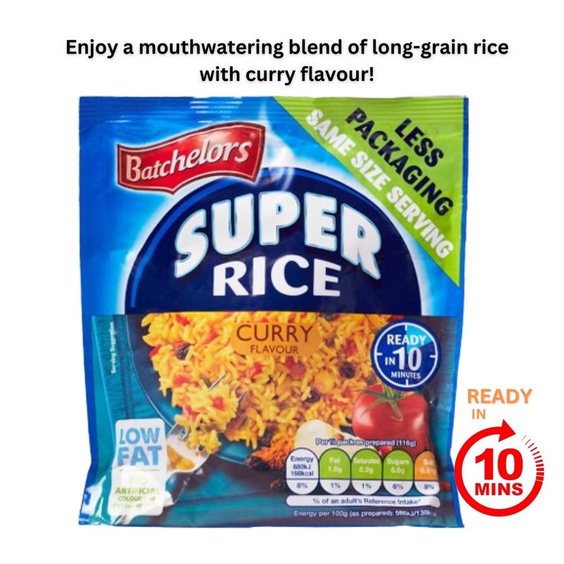 Easy to Cook Meal Which Includes: 5x Batchelors Savoury Instant