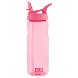 Polar Gear Aqua Grip Water Bottle – BPA-Free Reusable Water Bottles With Straw – 650ml Sports Water Bottle Perfect for Gym, Cycling & Work