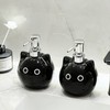 Hosoncovy Black Cat Ceramic Liquid Soap Dispenser with Pump,Pump Bottle