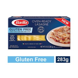 BARILLA Gluten Free Oven-Ready Lasagne, 10 Ounce (Pack of 12) - Non-GMO Gluten Free Pasta Made with Blend of Corn & Rice - Vegan Pasta