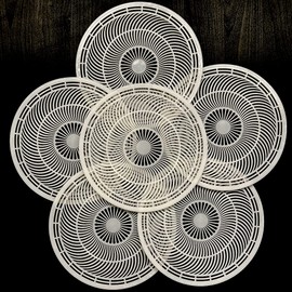 R22 6-Pack Rice Paper Trays - Rolling Fun - Toolkit to Make Vietnamese Cuisine Rice Paper Rolls and Spring Rolls - Use at Home Kitchen or Café Business