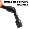 Set of 10 Magnetic Sockets 8 mm, 42 mm Length,