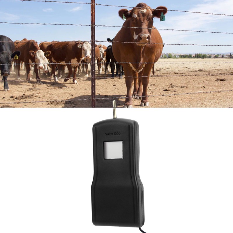 15KV LCD Electric Fence Voltage Tester Portable Electric Fence Digital