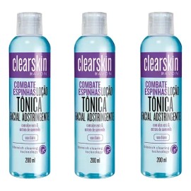 Tónico Facial Astringente Acné Piel Grasa Clearskin Avon Paq Grasa Día/noche