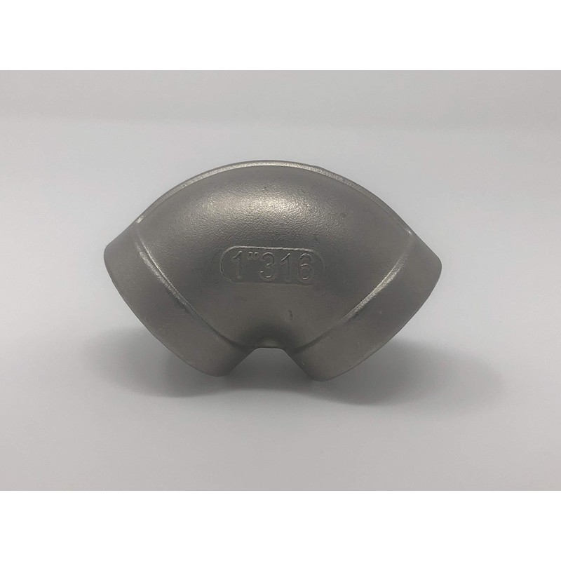 3" 316 Stainless Steel 150# Threaded 90 Degree Elbow Pipe