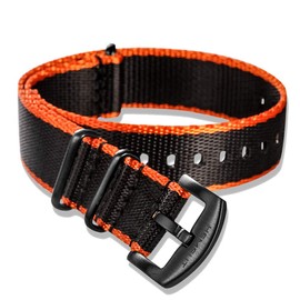 torbollo Watch Strap for Man, 22mm Soft Wrap Watch Bands, Premium Multicolor Adjustable Replacement with Heavy Duty Brushed Buckle