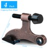 OBTANIM 4 Pack Hinge Pin Door Stopper Heavy Duty Metal