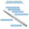 sourcing map 6pcs Straight Flute Thread Tap, M3 x 0.5