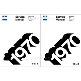 1970 Plymouth Factory Service Manual