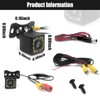 QUICTO QUICTO Car Backup Camera, Waterproof Ultra HD 12 LED