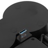 Wireless Phone Charging Pad Organizer Box with Water Cup Holder