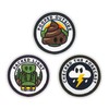 Winks For Days Adulting Merit Badge Embroidered Iron-On Patches (Outdoors