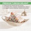 Eastanbul Turkish Delight, 8.8oz, Turkish Delights Candy Sticks Pistachio Filled