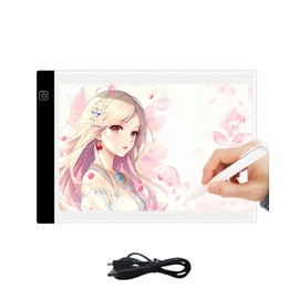 A4 Tracing Stand, A4, Thin, 3-Level Dimming Function, Light Tracing, LED Tracer, Reproduction, High Brightness, Photograph