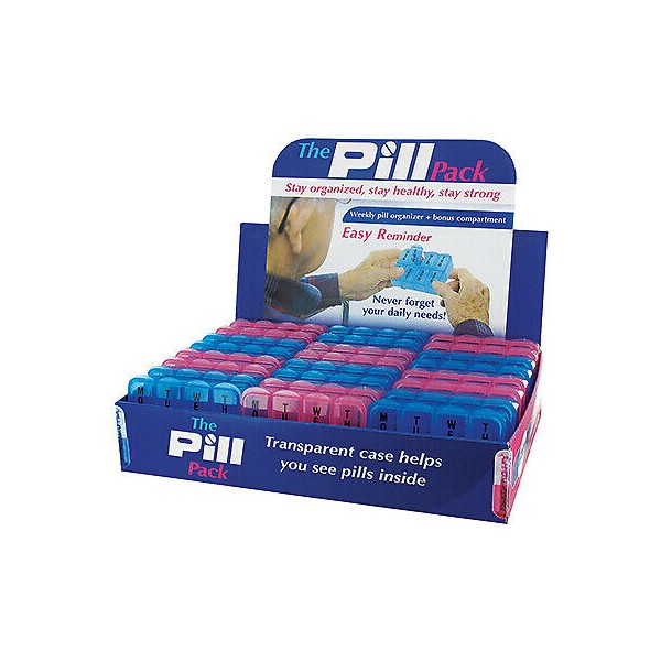 7 Day Plas Pill Box - Pack of 24
