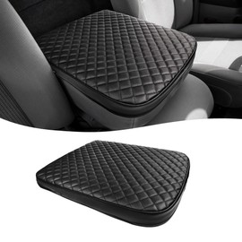 Center Console Armrest Cover for Dodge Ram 1500/2500/3500 2002-2012 Jump Seat, Car Middle Console Lid Protector, PU Leather, Anti-Scratch, Black