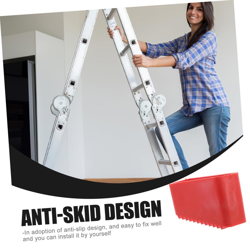 Garneck Pack of 4 Replacement Rubber Feet for Ladders -