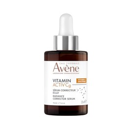 Avene Serum Facial Vitamina C, Corrector de Luminosidad, Niacinamida, Vitamina Cg, Bakuchiol y Niacinamida, Suaviza y Corrige las Arrugas, Unifica el Tono de la Piel, 30 ml