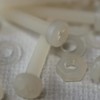 50 x Nylon Flat Head Cross Head Plastic Machine Screws