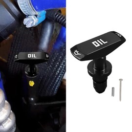 HQRNYP Car Oil Dipstick Handle, Engine Oil Handle, Alloy Anti-Rust Transmission Dipstick Modification Tool, T-Shaped Non-Slip Easy-Grip Engine Caliper Pull Tool for 1999-2011 Ford Mustang GT V8 GT500