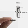 HappyHome 50 Piece Dowel Shelf Bracket, 0.2 inch (5 mm)