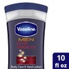 Vaseline Loción corporal y facial extra fuerte para hombres, 10