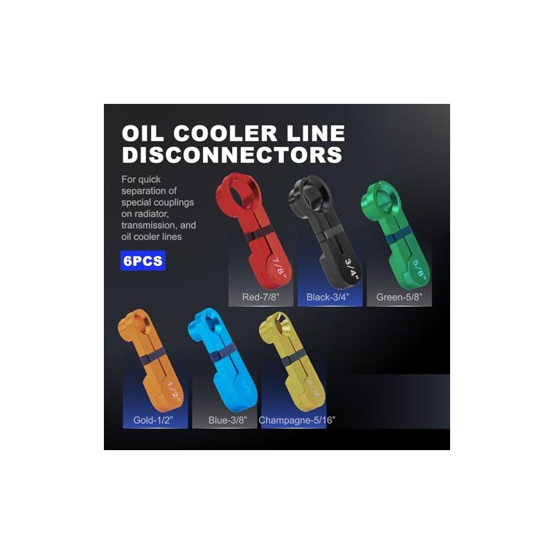 22-Piece Quick Disconnect Tool Set for Fuel and AC Lines