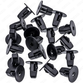 Rexka 20pcs 7/32 Fender Liner Mud Guard Wheelhouse Liner Splash Shield Bumper Cover Screw Grommet Nut Retainer Compatible with Toyota Lexus 90189-06065 90189-A0002