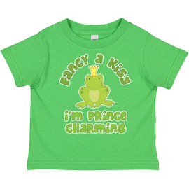 inktastic Fancy a Kiss I'm Prince Charming Toddler T-Shirt 7 Apple Green 23a89