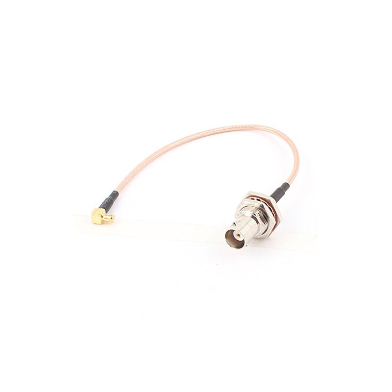 BNC Female to MCX Male Right Angle Adapter RG316 Coaxial