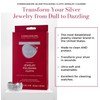 CONNOISSEURS Premium 14x14 Ultrasoft Silver Jewelry Polishing Cloth Anti-Tarnish