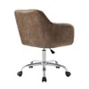 Linon Rylen Office Chair Silver