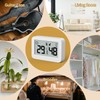 DOOMAY 2-Pack Mini Hygrometer Indoor Thermometer, Humidity Gauge with Celsius
