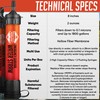 2 High-Capacity Emergency Water Straws – Lightweight, Reusable, 1800-Gallon Filters