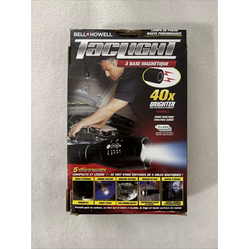 BELL & HOWELL TACLIGHTS MAGNETIC BASE 5 MODES NEW IN