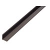 Alberts 498672 Angle Profile, Plastic, Black, 1000 x 10 x