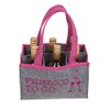 mucHome Prosecco To Go Women's Felt Handbag for 6 Bottles