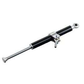 Motorcycle CNC Universal Aluminum Damper Steering Stabilize Safety Control for Yamaha YZF R1 R6 MT07 MT09 FZ09 Ninja 250 Z250 (Black)
