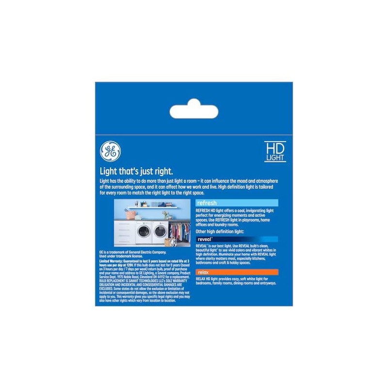 GE Refresh 60 Watt Equivalent A19 Daylight Dimmable LED Light