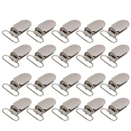 Walfront 20PCS Clips de Chupete de Metal Clips de Suspensión para Ropa Decoración Proyecto Artesanía DIY