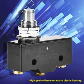 1 x Micro Switch Momentary Limit Switch, Mini Snap Action Switch, Micro Limit Momentary Switch, Large Current Type 15A 250V Silver Contacts for Circuits (BM-1307)