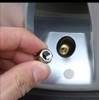 4 x Abarth Car Tyre Valve Caps with Leather Metal