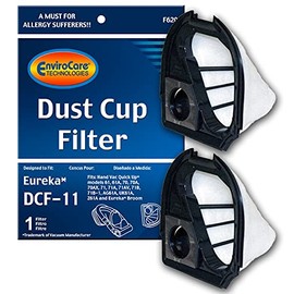 EnviroCare Replacement Premium Dust Cup Filters Designed to Fit Eureka Eureka DCF-11 Units 2 Filters