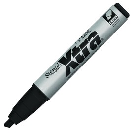 Marcador Permanente Signal Xtra, Color Negro 12 Piezas Azor 301.40001