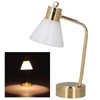 1:12 Scale Dollhouse Table Lamp LED Micro Metal Dollhouse Miniature