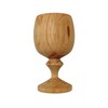 Wooden World - Large wooden goblet cup made of cherry