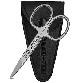 FABINOCÂ® Straight Nail Scissors for Fingernail & Toenails | German Quality Stainless Steel | Small Sharp Manicure & Pedicure Scissors for Men & Women