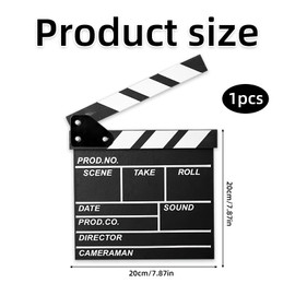 Wooden Movie Clapboard, Wooden Clapboard, Clap Board for Film, Movie Clap