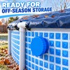 2 Pack Above Ground Pool Inlet Winter Plugs with Sealing