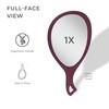 Zadro Large Hand Mirror with Handle Salon Mirrors for Hair